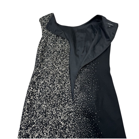 Lafayette 148 Sheath Black Ivory Dress - Picture 7 of 16